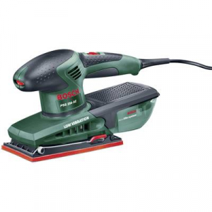 Rezgőcsiszoló Hordtáskával 250 W Bosch Home and Garden PSS 250 AE 0603340200 93 x 185 mm