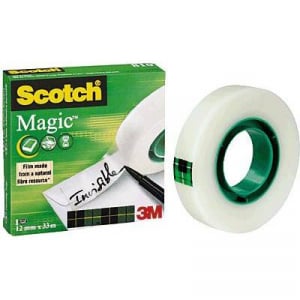 3M Scotch® Magic™ 810 7100054153 Ragasztószalag Scotch® Magic™ 810 Matt (H x Sz) 33 m x 12 mm 33 m