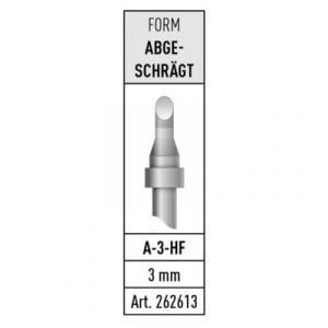 Forrasztóhegy Ferdén levágott Stannol A-3-HF Tartalom, tartalmi egységek rendelésenként 1 db