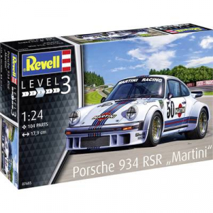 Revell 07685 Porsche 934 RSR Martini Autómodell építőkészlet 1:24