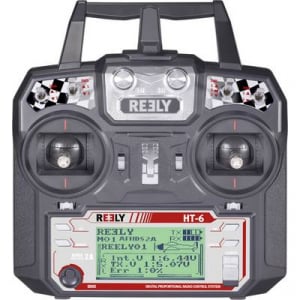 Kézi távirányító, 2,4 GHz, 6 csatorna, Reely HT-6