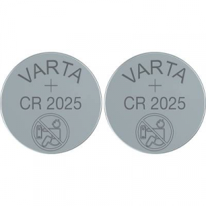 CR2025 lítium gombelem, 3 V, 170 mAh, 2 db, Varta BR2025, DL2025, ECR2025, KCR2025, KL2025, KECR2025, LM2025