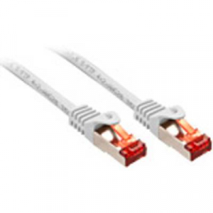 RJ45 Hálózat Csatlakozókábel CAT 6 S/FTP 7.50 m Fehér LINDY