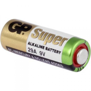 29A alkáli elem, távirányító elem, 9V 20 mAh, GP Super A29, E29A, V29PX, V29GA, V29A, L721, MN29, GP29A, GP29