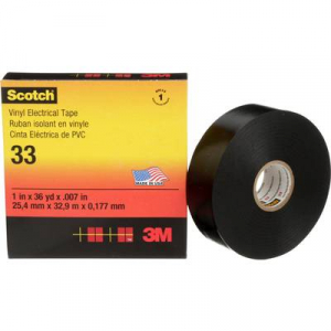 3M SCOTCH33-38X33 Szigetelőszalag Scotch® Fekete (H x Sz) 33 m x 38 mm 33 m