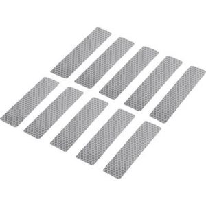 TOOLCRAFT RTS25/100-SV 1564163 Ragasztócsík RTS Ezüst (H x Sz) 100 mm x 25 mm 10 db