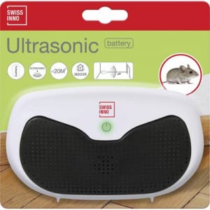 Kártevőriasztó Swissinno Ultrasonic Mobil Ultrahangos Hatótáv 20 m2 1 db