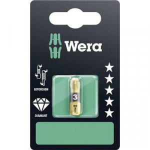 Wera 855/1 BDC PZ kereszthornyú PZ 3 bit 05073338001 Pozidriv Hossz:25 mm