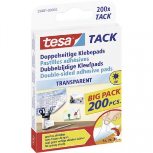 Kétoldalas ragasztó párnák Tesa Tack® Doublesided Adhesive Pads Big Pack 200 db TESA 59401