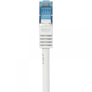 RJ45-ös patch kábel, hálózati LAN kábel, tűzálló, CAT 6A S/FTP [1x RJ45 dugó - 1x RJ45 dugó] 20 m szürke, Renkforce