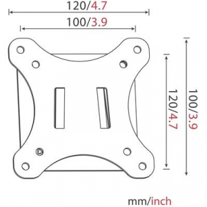 TV tartó fali konzol 33 - 76,2 cm 13 - 30 fehér Starr My Wall H 9-1