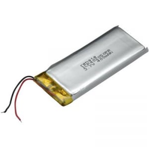 Renata lítium-polimer akku 3,7 V, 420 mAh, 52,5 x 20,7 x 4,5 mm, ICP402050PR