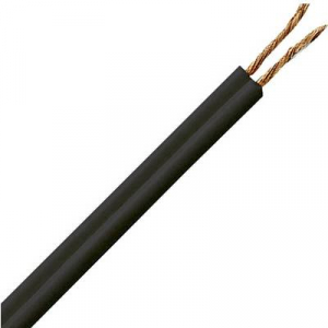 Huzal A03VH-H 2 x 0.75 mm2 Fekete Kopp 153410842 10 m