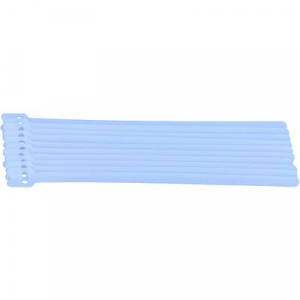 Tépőzáras kábelkötöző, tépőzáras szalag 10db-os készlet 200 mm x 7 mm TRU COmPONENTS 801-010-Bag