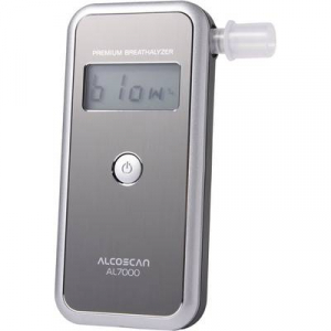 ACE AL7000 Alkoholteszter Ezüst 0 ... 4 ‰ Cserélhető érzékelő, Kijelzővel