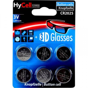 Gombelem CR 2025 Lítium HyCell CR2025 140 mAh 3 V 6 db
