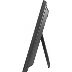 Rádiójel vezérelt digitális falióra 370 x 230 x 30 mm fekete Eurochron EFWU Jumbo 100