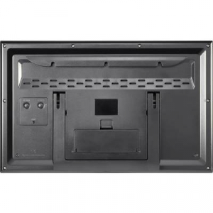 Rádiójel vezérelt digitális falióra 370 x 230 x 30 mm fekete Eurochron EFWU Jumbo 100