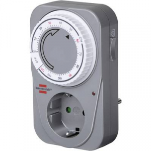 Mechanikus visszaszámláló időzítő konnektorba, 3680 W, Brennenstuhl 1506590