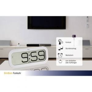 R&aacute;di&oacute;jel vez&eacute;relt &eacute;bresztő&oacute;ra, TFA 60.4514.02