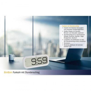 R&aacute;di&oacute;jel vez&eacute;relt &eacute;bresztő&oacute;ra, TFA 60.4514.02