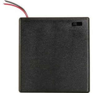 Velleman BH341BS Elemtart&oacute; 4x Ceruza (AA) K&aacute;beles (H x Sz x Ma) 70 x 65 x 19 mm