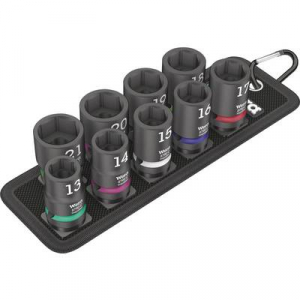 Wera Belt C Impaktor 1 05004580001 Belső hatlap Dugókulcs betét készlet 9 részes 1/2