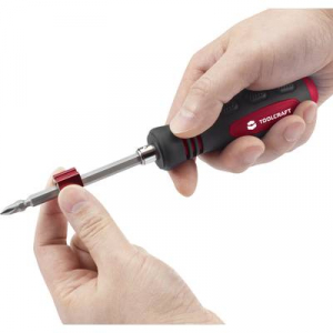 Bit csavarhúzó, egyenes és kereszthornyú, Toolcraft