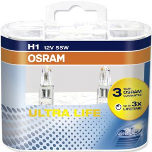 Osram Auto Halogén fényforrás Ultra Life H1 55 W 12 V