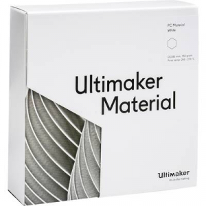 Ultimaker 3D nyomtat&oacute;sz&aacute;l PC (polikarbon&aacute;t) 2.85 mm Feh&eacute;r 750 g