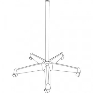 Gurulós állvány nagyítós lámpához TOOLCRAFT 960113C04