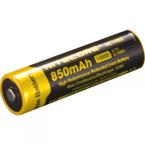 NiteCore NL1485 Speciális akku 14500 Lítiumion 3.7 V 850 mAh