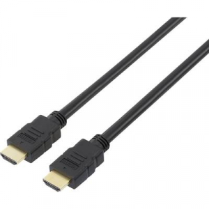 SpeaKa Professional HDMI Csatlakozókábel [1x HDMI dugó - 1x HDMI dugó] 5.00 m Fekete