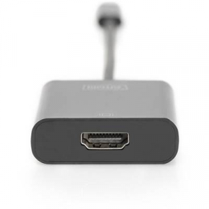 Digitus USB / HDMI Átalakító [1x USB-C™ dugó - 1x HDMI alj] Fekete