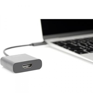 Digitus USB / HDMI Átalakító [1x USB-C™ dugó - 1x HDMI alj] Fekete
