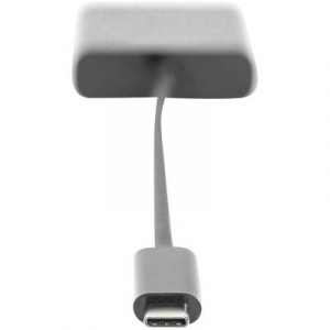 Digitus USB / VGA Átalakító [1x USB-C™ dugó - 1x VGA alj] Fekete