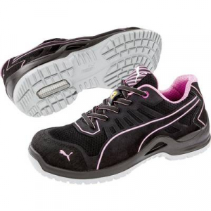 PUMA Safety Fuse TC Pink Wns Low 644110-38 ESD biztonsági cipő S1P Méret: 38 Fekete, Rózsa 1 pár