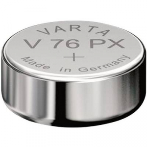 V 76 PX gombelem, ezüstoxid, 1,55V, 160 mAh, Varta 357, 303, V13GS, SR44W, SR44, SR1154, D357, RW42, 228, J, 280-62