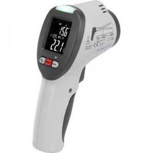 Infra hőmérő, harmatpont mérő műszer, penészesedés jelzéssel Voltcraft IR-SCAN-350RH/2