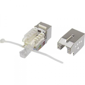 RJ45 beépíthető modul reteszeléssel, Keystone CAT 6, renkforce KSV10
