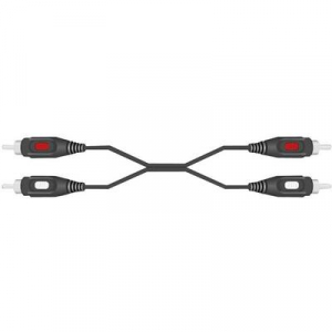 SpeaKa Professional RCA Audio Csatlakozókábel [2x RCA dugó - 2x RCA dugó] 5.00 m Fekete