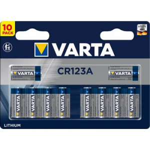 Varta Electronics CR 123 Fot&oacute;elem CR-123A L&iacute;tium 1430 mAh 3 V 10 db