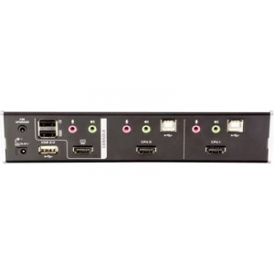 2 portos USB-s KVM switch, (billentyűzet, video, egér) elosztó, HDMI elosztó és USB 2.0 Hub Aten CS1792-AT-G