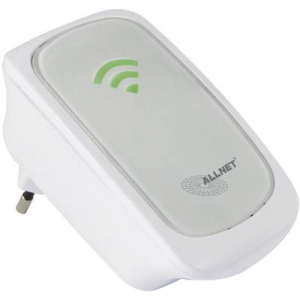 WLAN repeater, hatótáv növelő 300 MBit/s 2.4 GHz Allnet ALL0237R