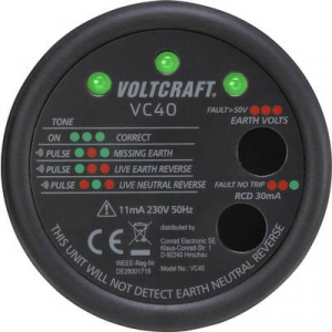 Konnektor dugalj teszter VOLTCRAFT VC40