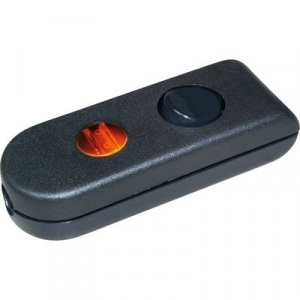 interBär 8093-104.01 Zsinórkapcsoló Fekete 1 x KI/BE 2 A 1 db