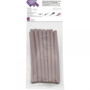 TRU COMPONENTS T1902CA034 Zsugorcső k&eacute;szlet Barna 6 mm Zsugorod&aacute;si ar&aacute;ny:3:1 15 db