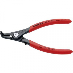 Seeger gyűrű fogó Alkalmas Külső csapágygyűrűk 10-25 mm Hegy forma Hajlított, 90° Knipex 49 41 A11