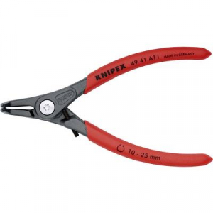 Seeger gyűrű fogó Alkalmas Külső csapágygyűrűk 10-25 mm Hegy forma Hajlított, 90° Knipex 49 41 A11