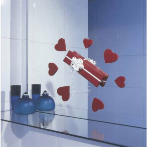 Kétoldalas ragasztós akasztó, átlátszó, TESA®POWERSTRIPS® Deco